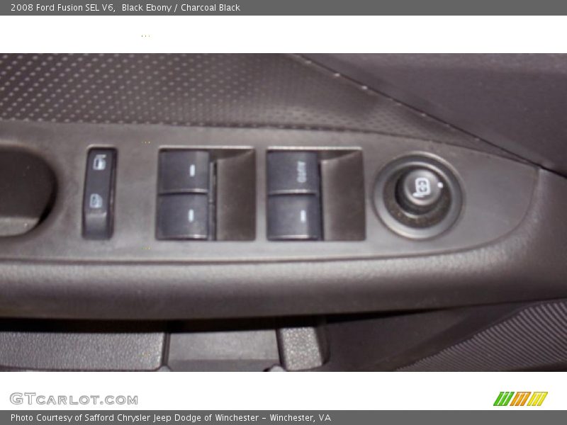 Black Ebony / Charcoal Black 2008 Ford Fusion SEL V6