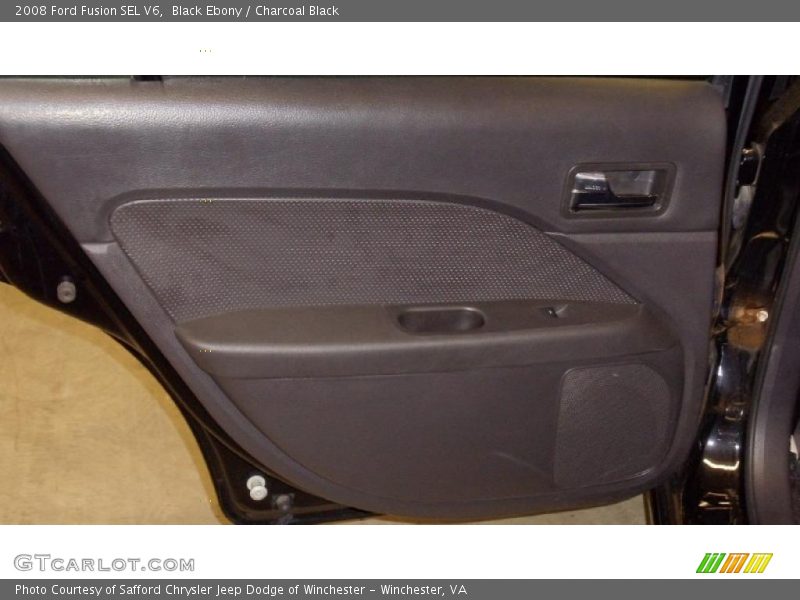 Black Ebony / Charcoal Black 2008 Ford Fusion SEL V6
