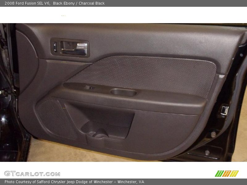Black Ebony / Charcoal Black 2008 Ford Fusion SEL V6