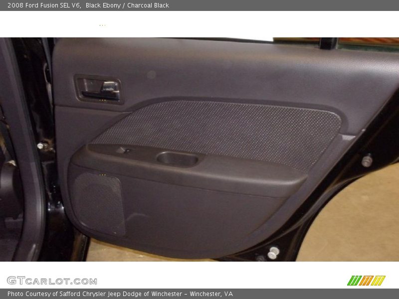 Black Ebony / Charcoal Black 2008 Ford Fusion SEL V6