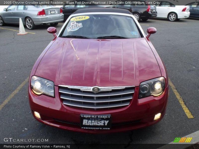 Blaze Red Crystal Pearlcoat / Dark Slate Grey/Medium Slate Grey 2005 Chrysler Crossfire Limited Roadster