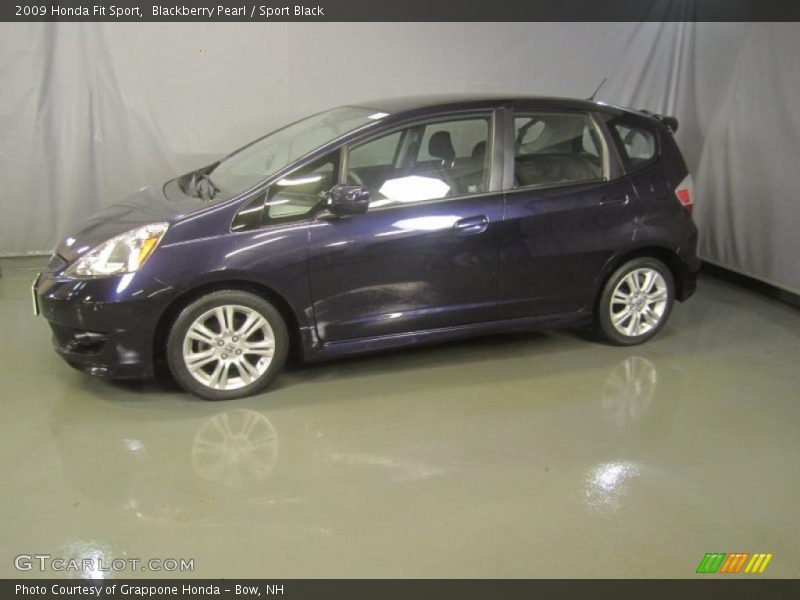 Blackberry Pearl / Sport Black 2009 Honda Fit Sport