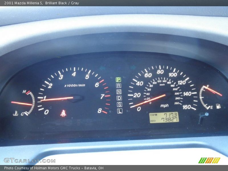 Brilliant Black / Gray 2001 Mazda Millenia S