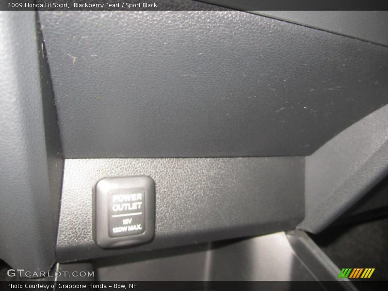 Blackberry Pearl / Sport Black 2009 Honda Fit Sport