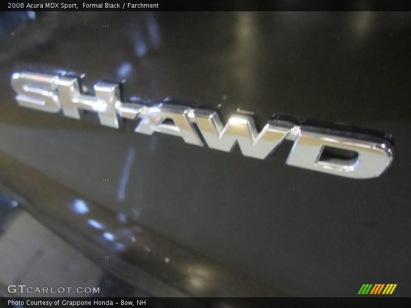 Formal Black / Parchment 2008 Acura MDX Sport