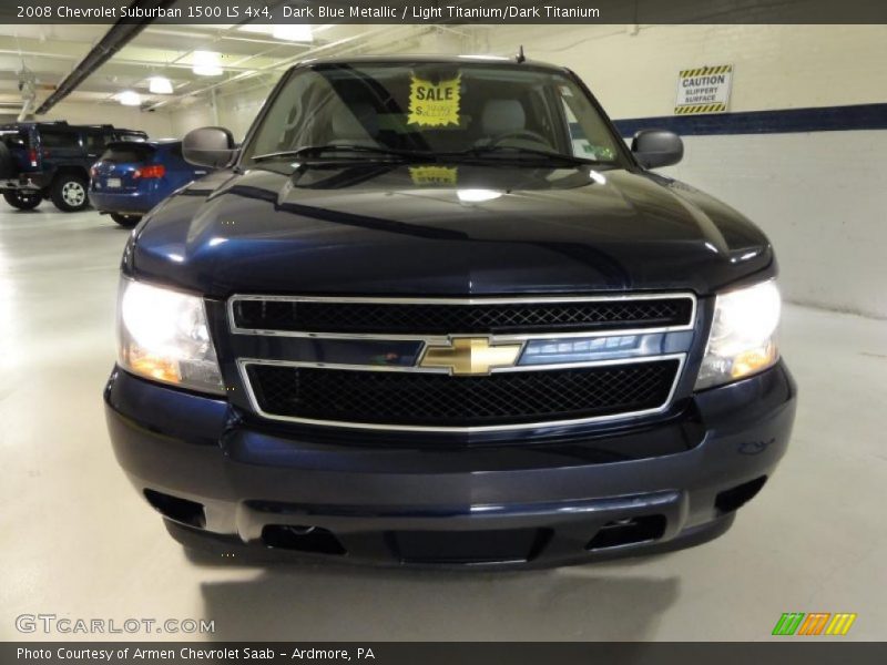 Dark Blue Metallic / Light Titanium/Dark Titanium 2008 Chevrolet Suburban 1500 LS 4x4