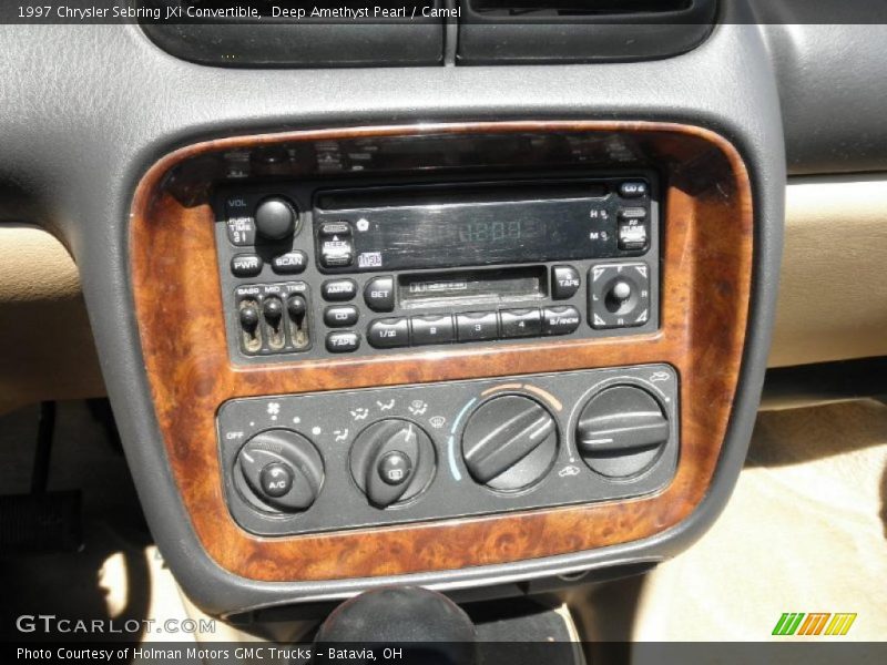 Controls of 1997 Sebring JXi Convertible