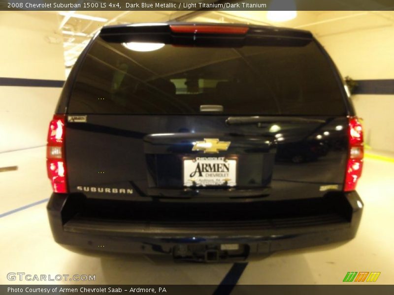 Dark Blue Metallic / Light Titanium/Dark Titanium 2008 Chevrolet Suburban 1500 LS 4x4