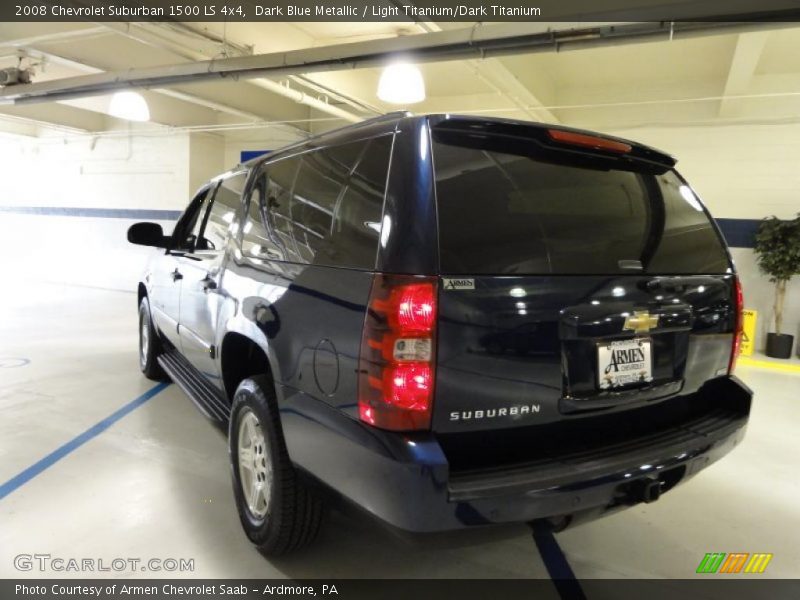 Dark Blue Metallic / Light Titanium/Dark Titanium 2008 Chevrolet Suburban 1500 LS 4x4