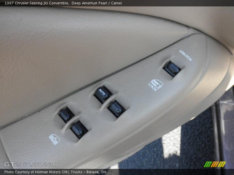 Deep Amethyst Pearl / Camel 1997 Chrysler Sebring JXi Convertible