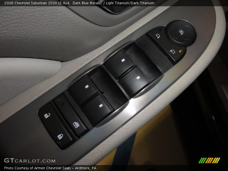 Dark Blue Metallic / Light Titanium/Dark Titanium 2008 Chevrolet Suburban 1500 LS 4x4