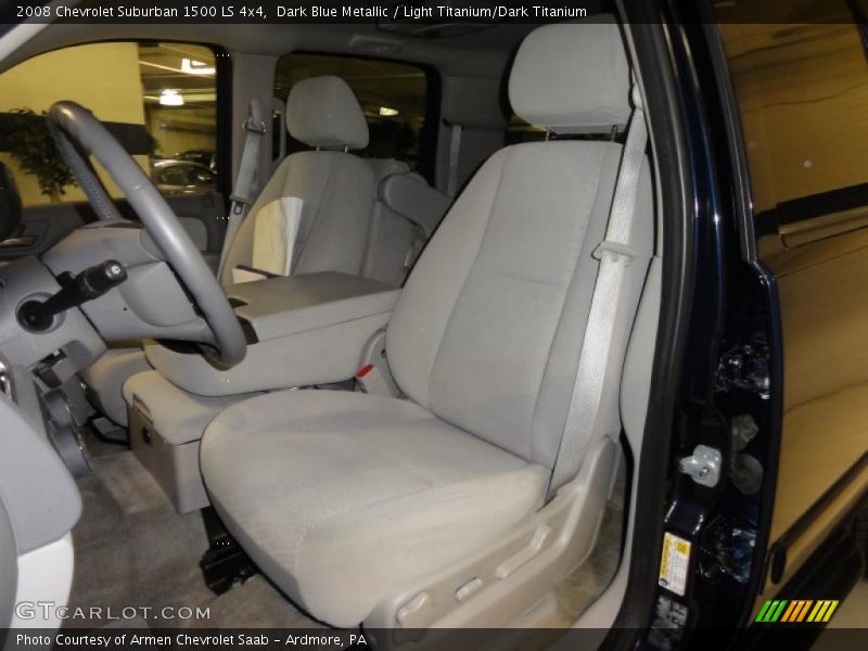 Dark Blue Metallic / Light Titanium/Dark Titanium 2008 Chevrolet Suburban 1500 LS 4x4