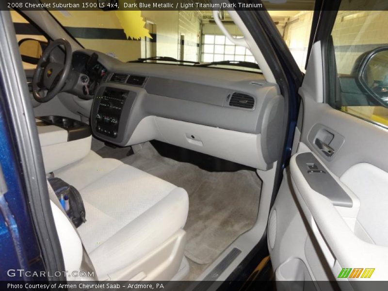 Dark Blue Metallic / Light Titanium/Dark Titanium 2008 Chevrolet Suburban 1500 LS 4x4