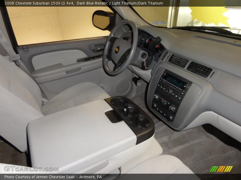 Dark Blue Metallic / Light Titanium/Dark Titanium 2008 Chevrolet Suburban 1500 LS 4x4