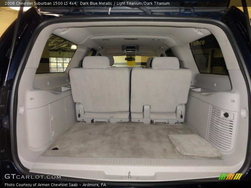 Dark Blue Metallic / Light Titanium/Dark Titanium 2008 Chevrolet Suburban 1500 LS 4x4