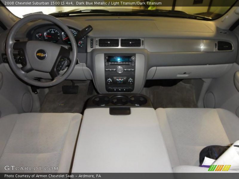 Dark Blue Metallic / Light Titanium/Dark Titanium 2008 Chevrolet Suburban 1500 LS 4x4