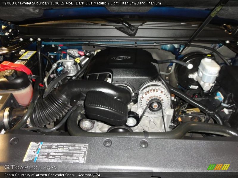 Dark Blue Metallic / Light Titanium/Dark Titanium 2008 Chevrolet Suburban 1500 LS 4x4