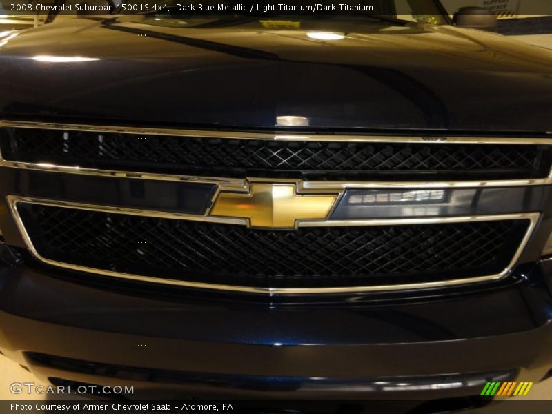 Dark Blue Metallic / Light Titanium/Dark Titanium 2008 Chevrolet Suburban 1500 LS 4x4