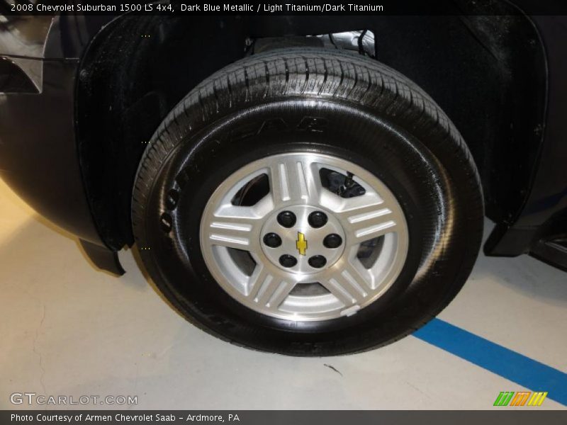 Dark Blue Metallic / Light Titanium/Dark Titanium 2008 Chevrolet Suburban 1500 LS 4x4