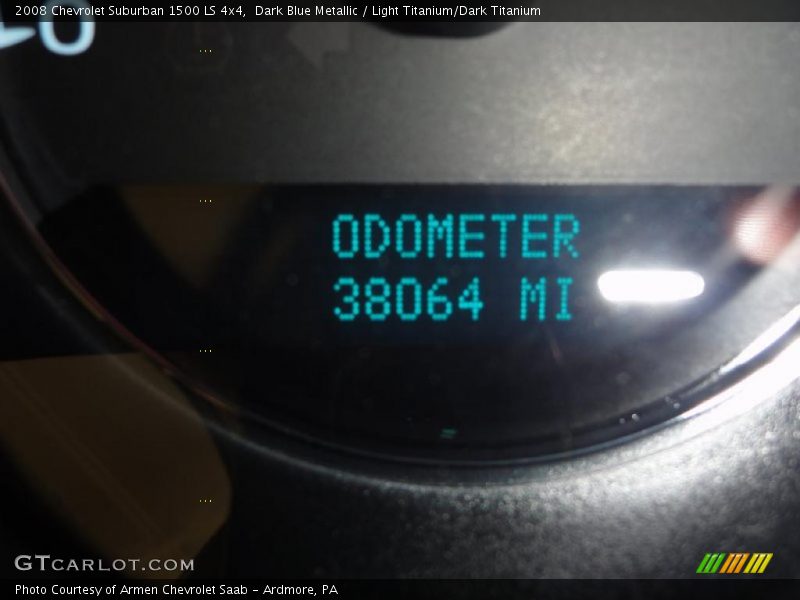 Dark Blue Metallic / Light Titanium/Dark Titanium 2008 Chevrolet Suburban 1500 LS 4x4