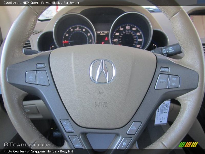 Formal Black / Parchment 2008 Acura MDX Sport