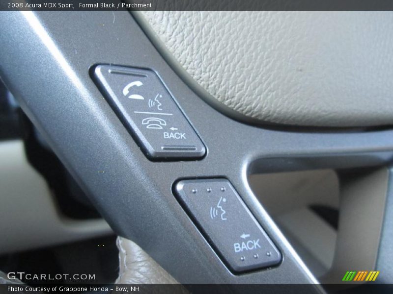 Formal Black / Parchment 2008 Acura MDX Sport