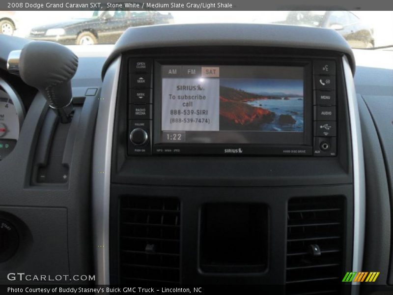 Stone White / Medium Slate Gray/Light Shale 2008 Dodge Grand Caravan SXT