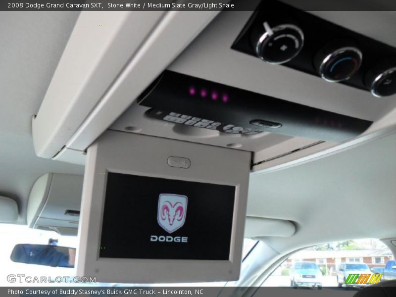 Stone White / Medium Slate Gray/Light Shale 2008 Dodge Grand Caravan SXT