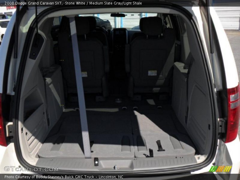 Stone White / Medium Slate Gray/Light Shale 2008 Dodge Grand Caravan SXT