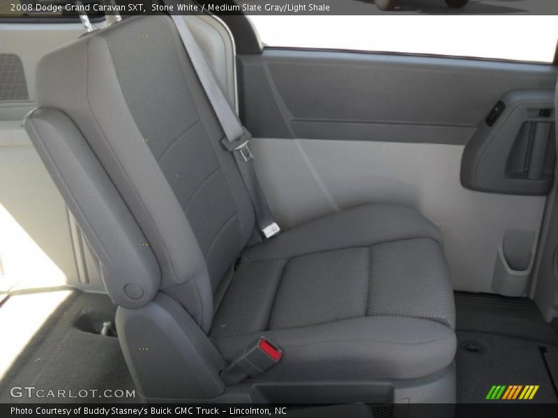 Stone White / Medium Slate Gray/Light Shale 2008 Dodge Grand Caravan SXT