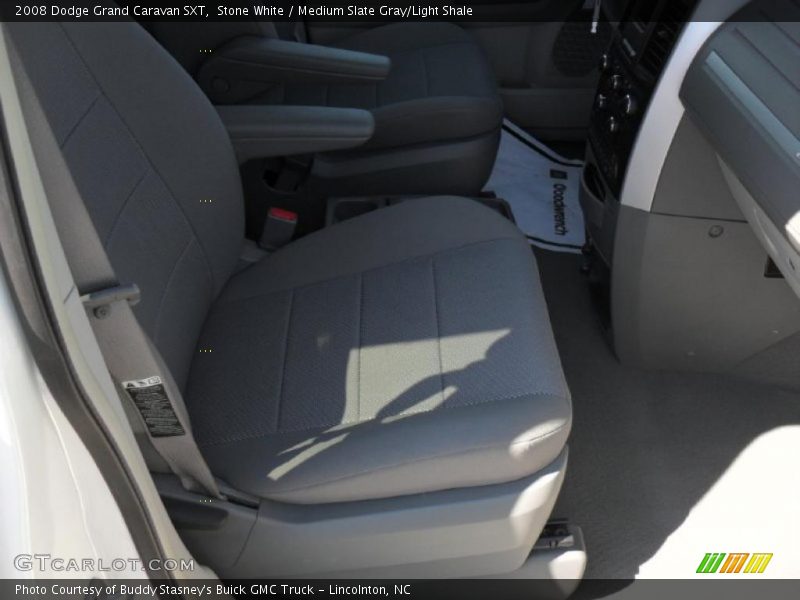 Stone White / Medium Slate Gray/Light Shale 2008 Dodge Grand Caravan SXT