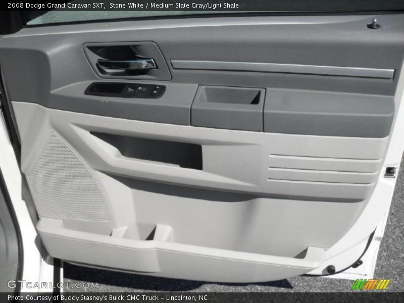 Stone White / Medium Slate Gray/Light Shale 2008 Dodge Grand Caravan SXT