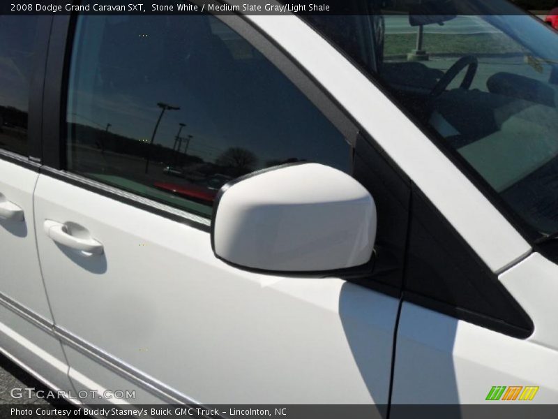 Stone White / Medium Slate Gray/Light Shale 2008 Dodge Grand Caravan SXT