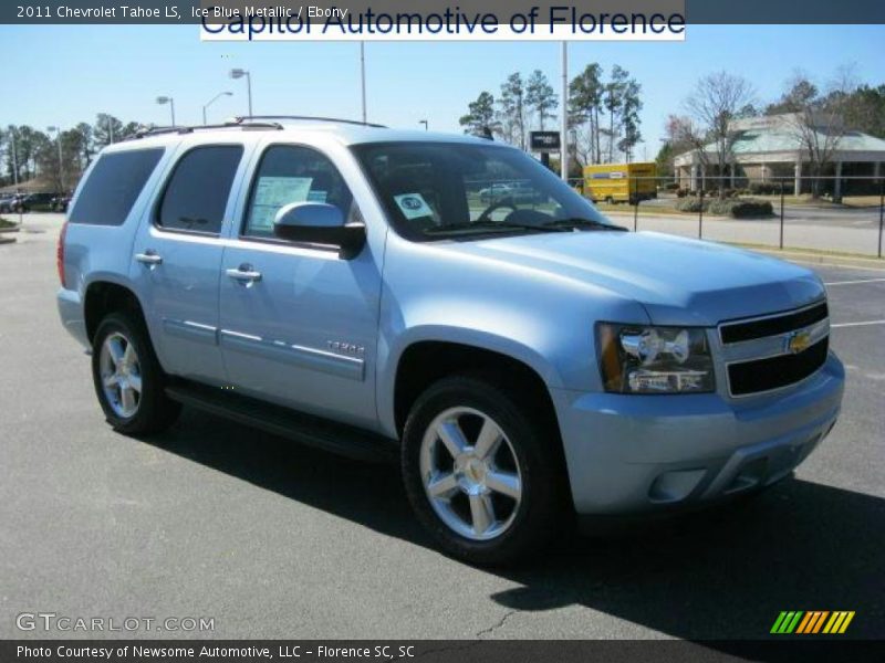 Ice Blue Metallic / Ebony 2011 Chevrolet Tahoe LS