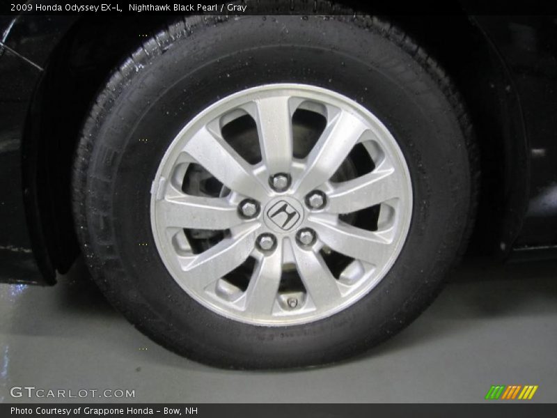 Nighthawk Black Pearl / Gray 2009 Honda Odyssey EX-L