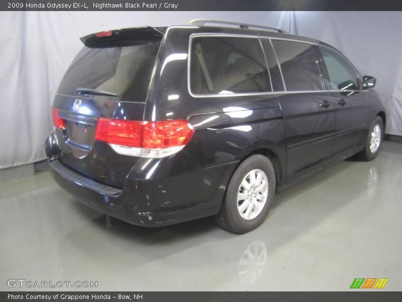 Nighthawk Black Pearl / Gray 2009 Honda Odyssey EX-L