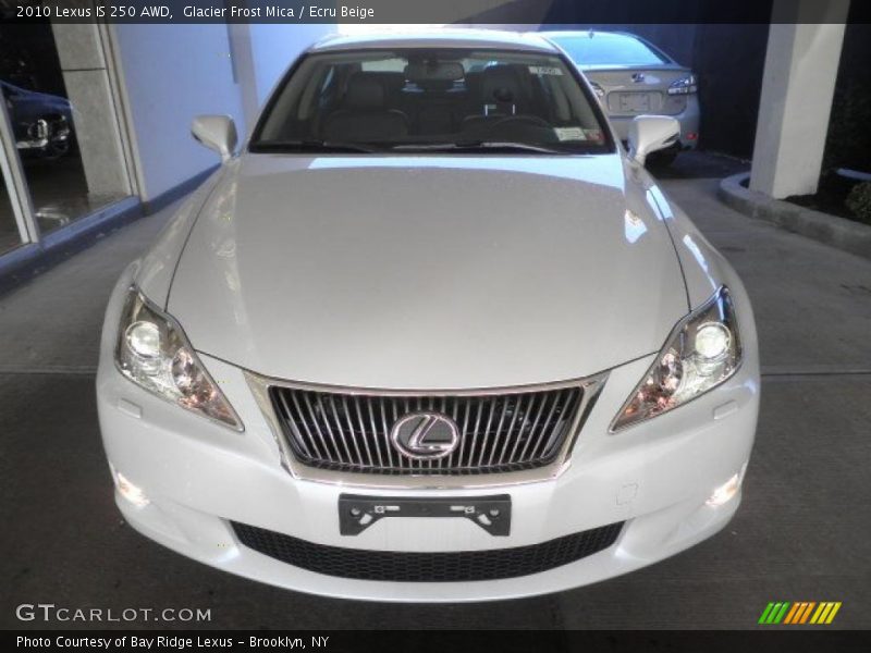 Glacier Frost Mica / Ecru Beige 2010 Lexus IS 250 AWD