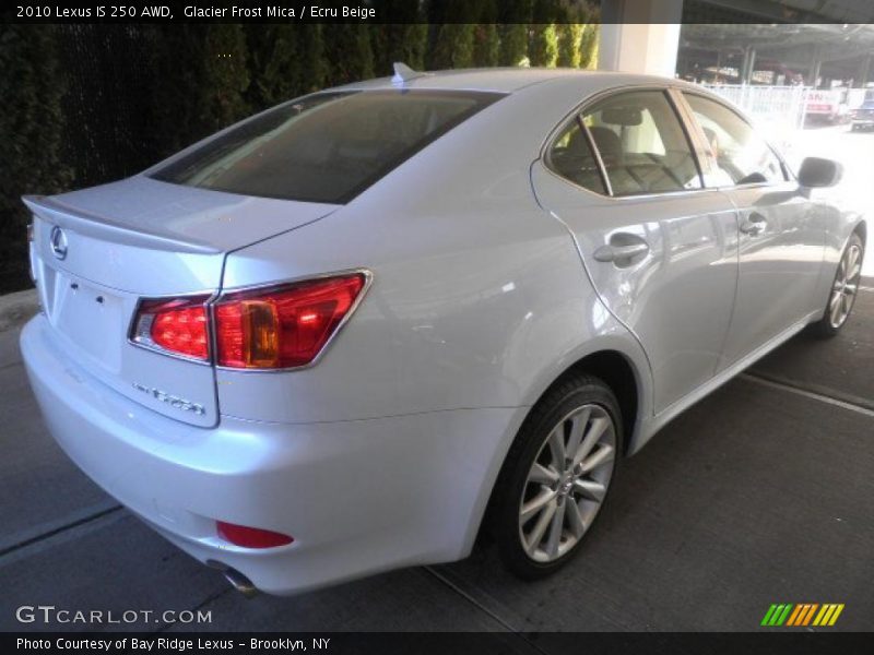 Glacier Frost Mica / Ecru Beige 2010 Lexus IS 250 AWD