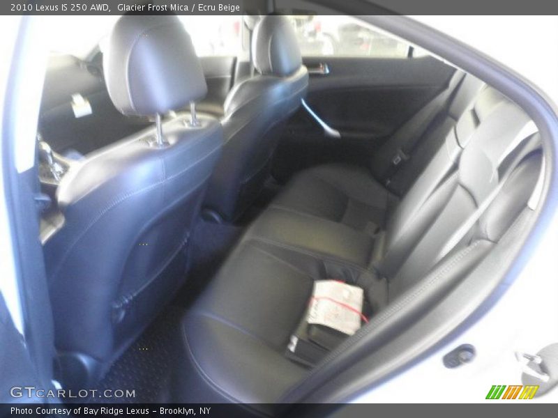Glacier Frost Mica / Ecru Beige 2010 Lexus IS 250 AWD