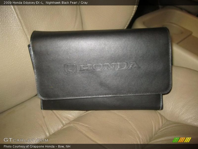 Nighthawk Black Pearl / Gray 2009 Honda Odyssey EX-L