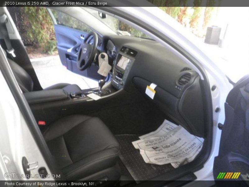 Glacier Frost Mica / Ecru Beige 2010 Lexus IS 250 AWD