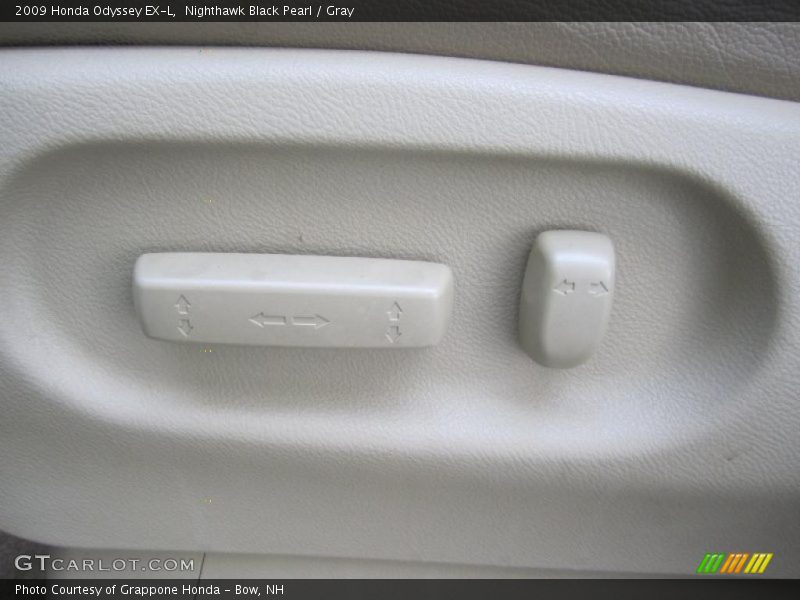Nighthawk Black Pearl / Gray 2009 Honda Odyssey EX-L