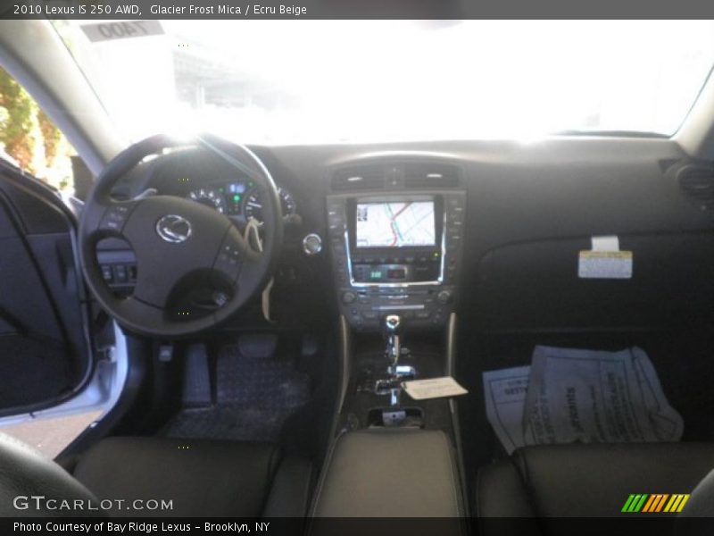 Glacier Frost Mica / Ecru Beige 2010 Lexus IS 250 AWD