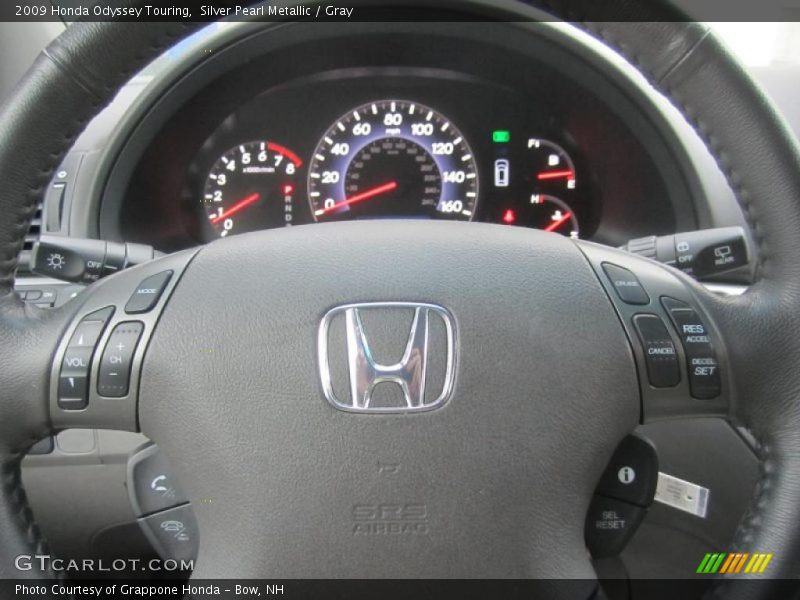 Silver Pearl Metallic / Gray 2009 Honda Odyssey Touring