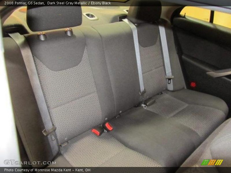 Dark Steel Gray Metallic / Ebony Black 2008 Pontiac G6 Sedan