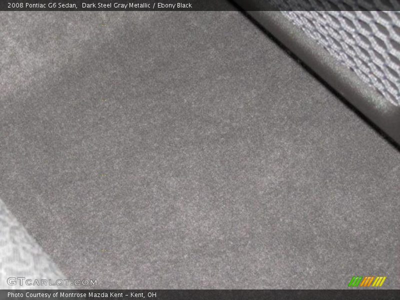 Dark Steel Gray Metallic / Ebony Black 2008 Pontiac G6 Sedan