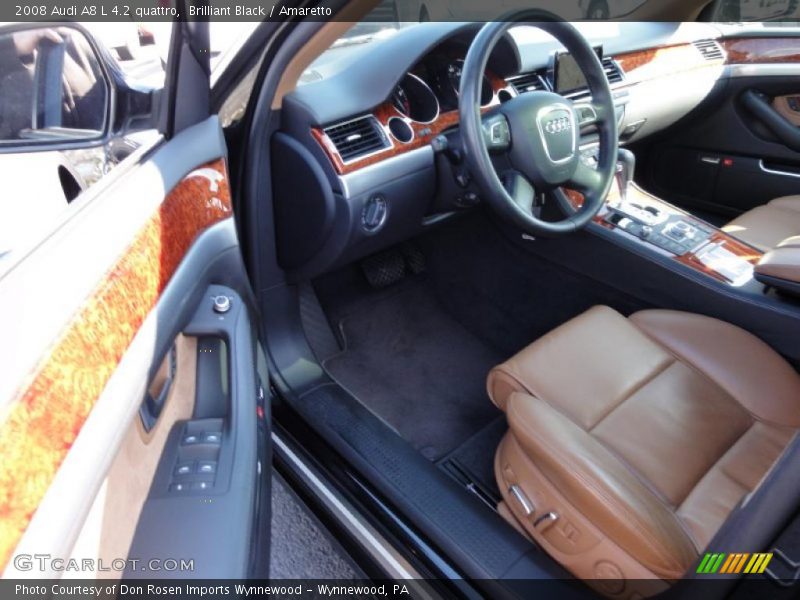  2008 A8 L 4.2 quattro Amaretto Interior
