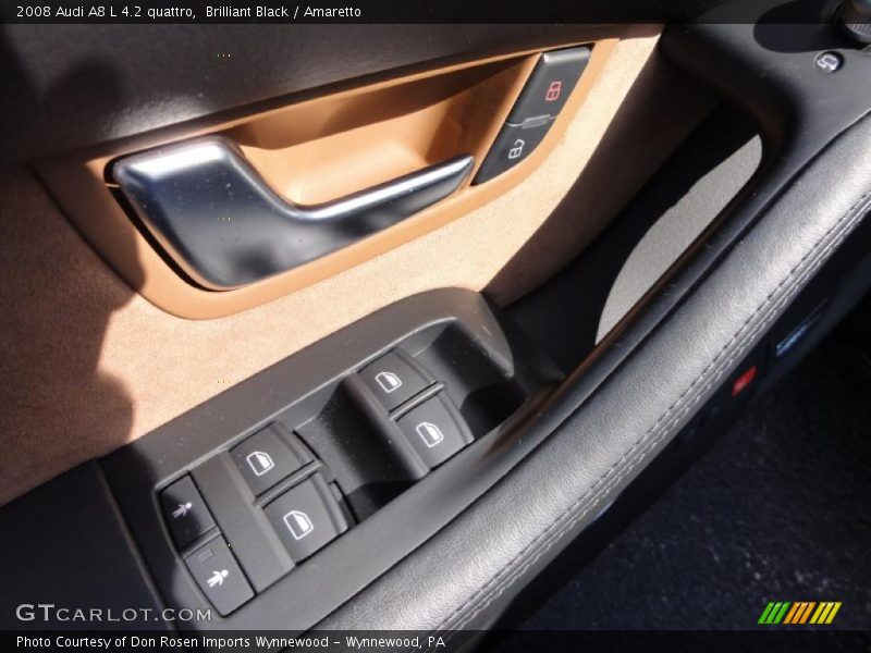 Brilliant Black / Amaretto 2008 Audi A8 L 4.2 quattro