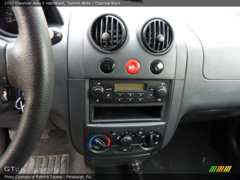 Summit White / Charcoal Black 2007 Chevrolet Aveo 5 Hatchback