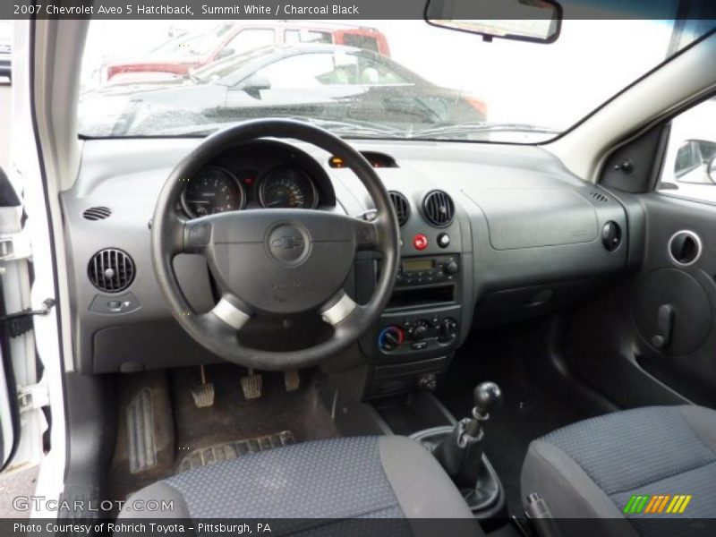 Summit White / Charcoal Black 2007 Chevrolet Aveo 5 Hatchback